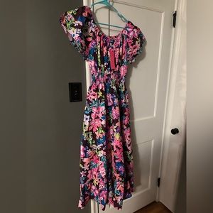 Ellabell Short Sleeve Cherry Ganache Bohemian Garden